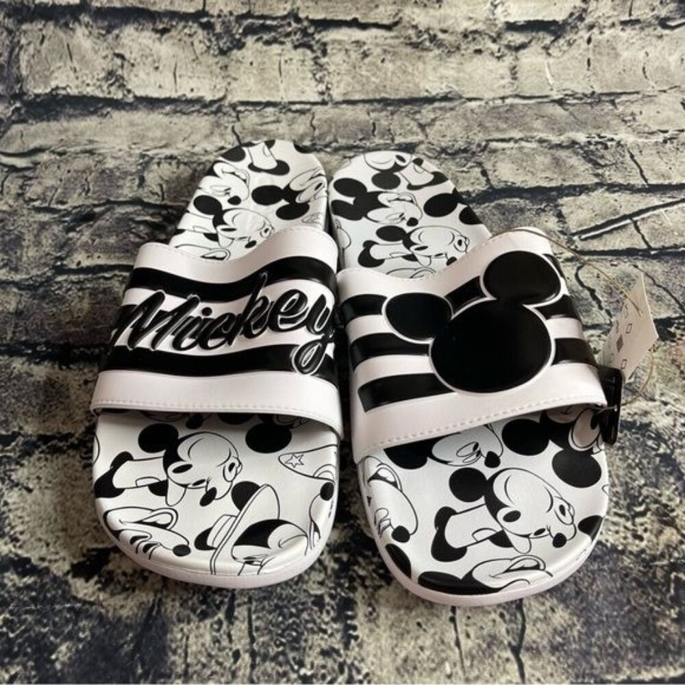 Adidas Disney Mickey Adilette Comfort Slide GW1057 Unisex Mens 13 Womens 14 - Picture 3 of 8